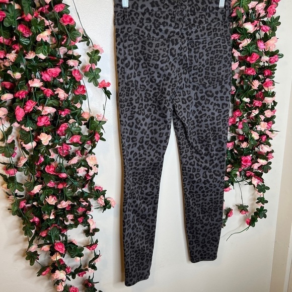 Good American Good Legs Gray Leopard Skinny Jeans Womens Size 29/8 High Waist 🌹 - Picture 7 of 13
